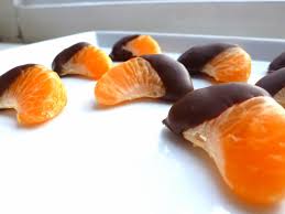 Mandarijntjes met pure chocolade